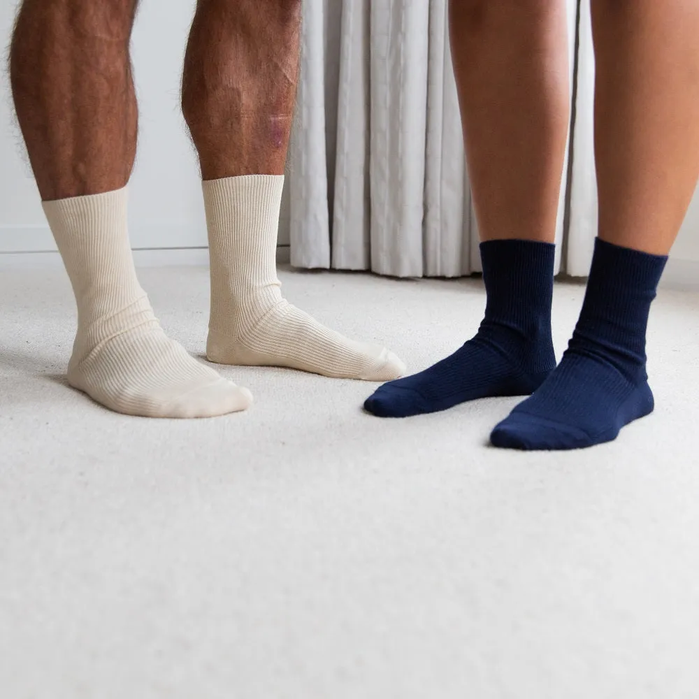 No Elastic Socks - 100% Organic Cotton