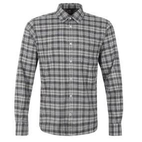 Oliver Sweeney Censo Shirt in Grey Navy Check