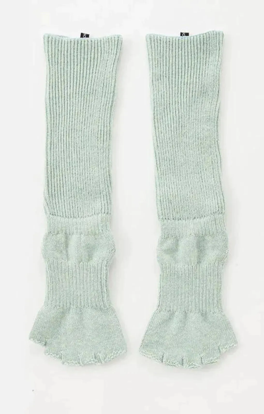 Organic Cotton Botanical Dyed Open Toe and Heel Grip Socks