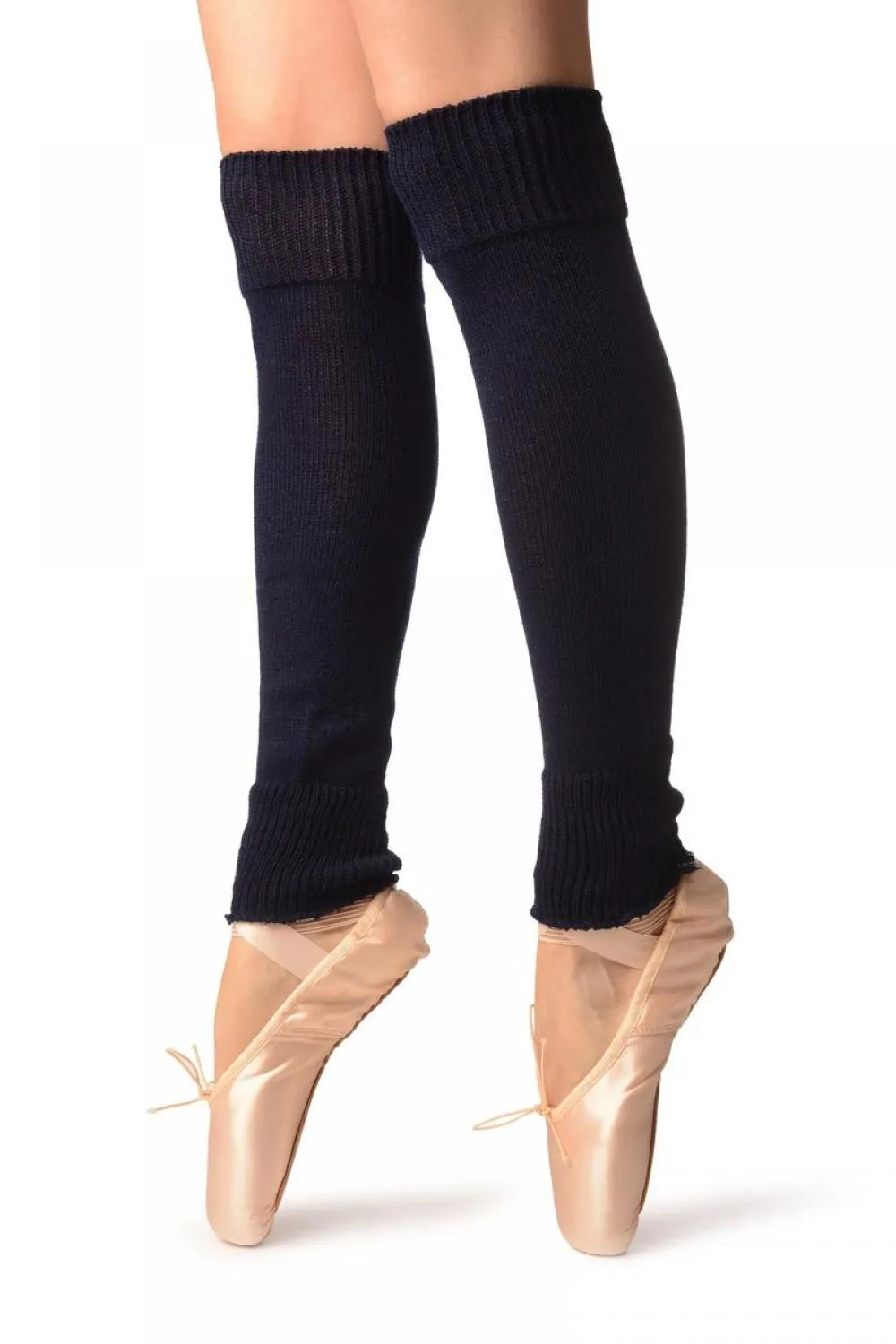 Oxford Blue Plain Dance/Ballet Leg Warmers