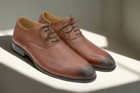 Oxford Genuine Leather Shoes Brown