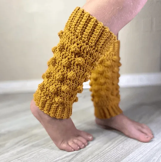 PATTERN: Kids "BOBBLE" Leg Warmers