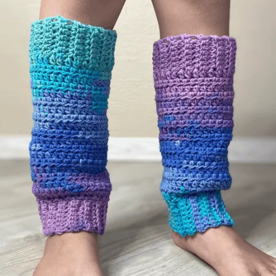 PATTERN: Kids "Color Change" Leg Warmers