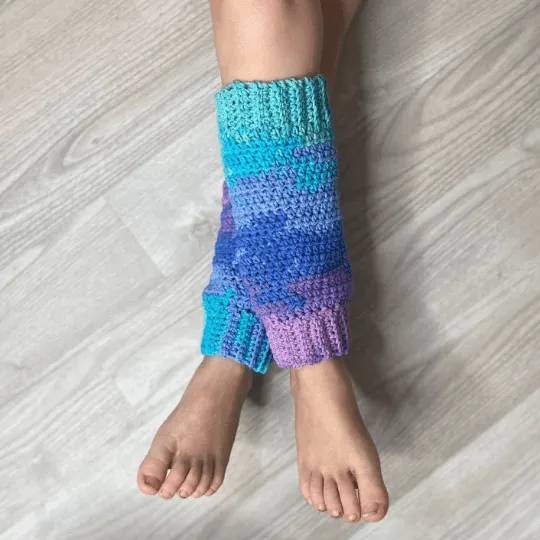 PATTERN: Kids "Color Change" Leg Warmers