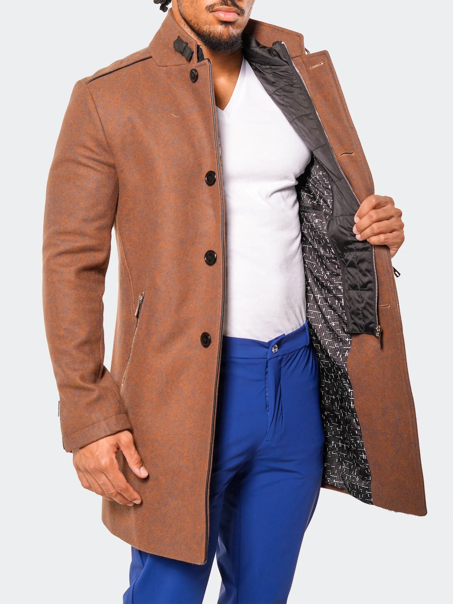 Peacoat CaptainTerracotta Orange