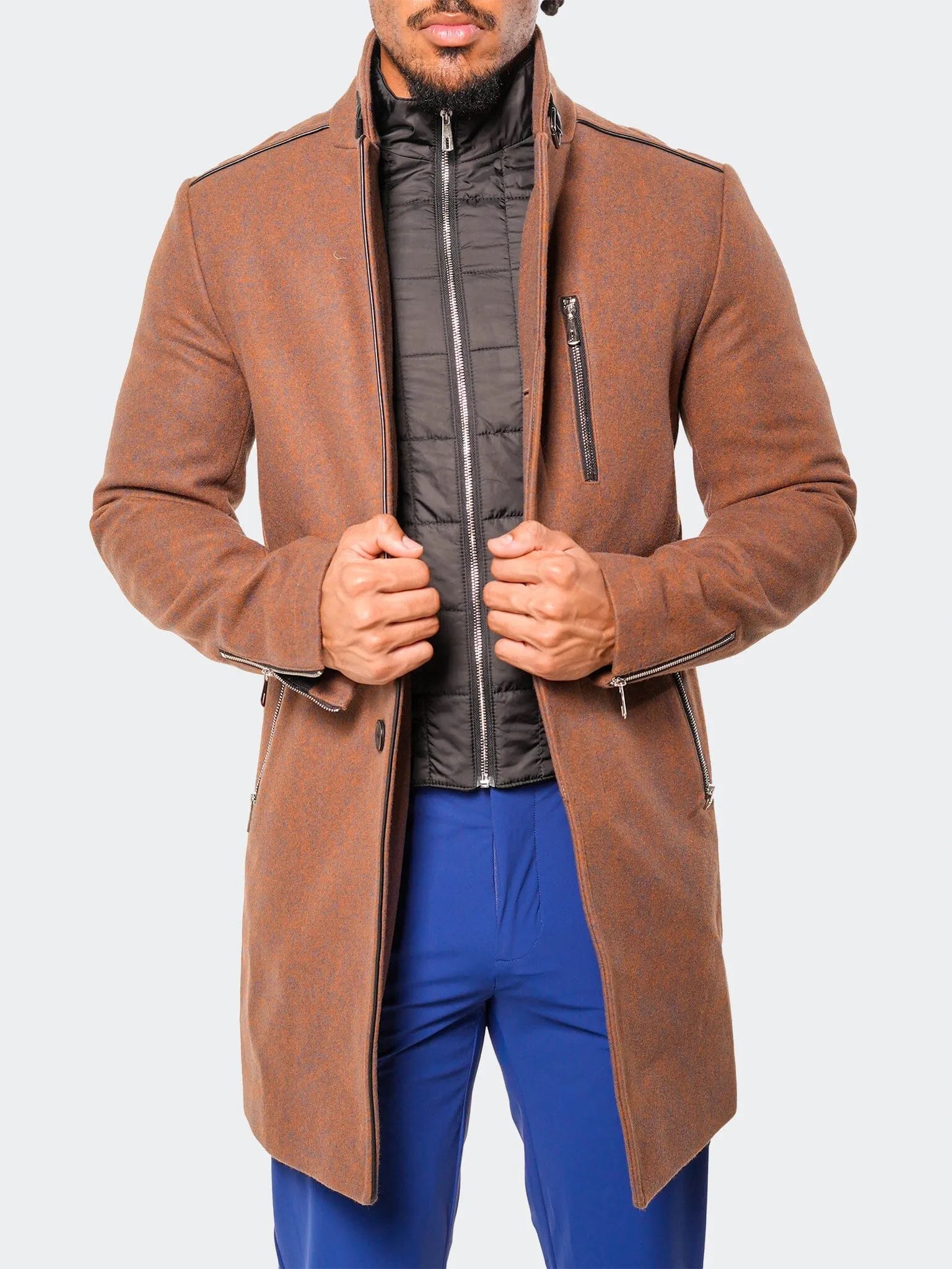 Peacoat CaptainTerracotta Orange