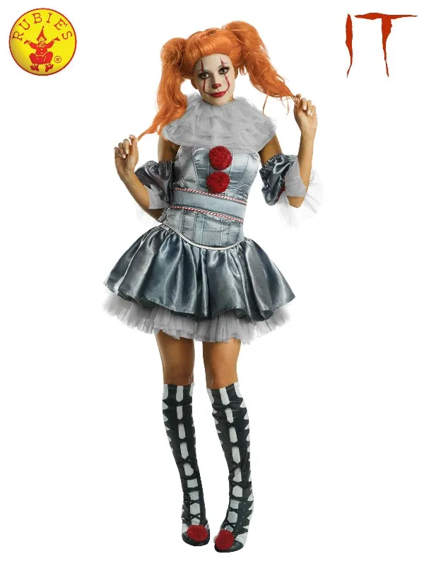 PENNYWISE 'IT' CH 2 DELUXE WOMENS COSTUME