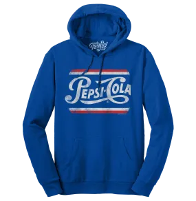 Pepsi Cola Pullover Hooded Sweatshirt - Blue