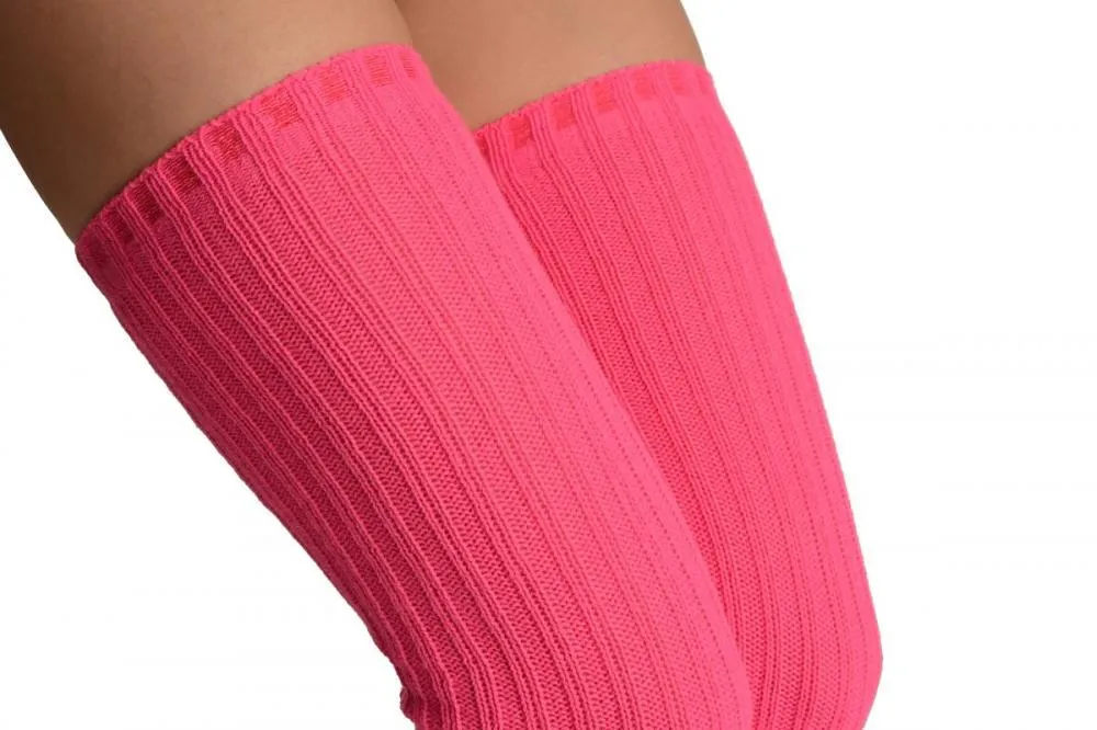 Persian Rose Pink Stirrup Dance/Ballet Leg Warmers