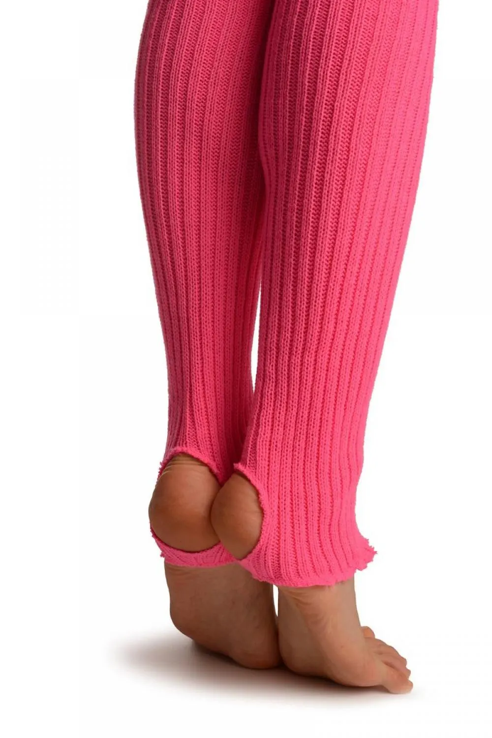 Persian Rose Pink Stirrup Dance/Ballet Leg Warmers