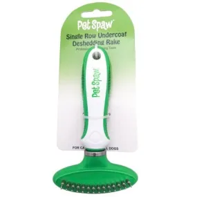 Pet Spaw Single Row Undercoat Deshedding Rake