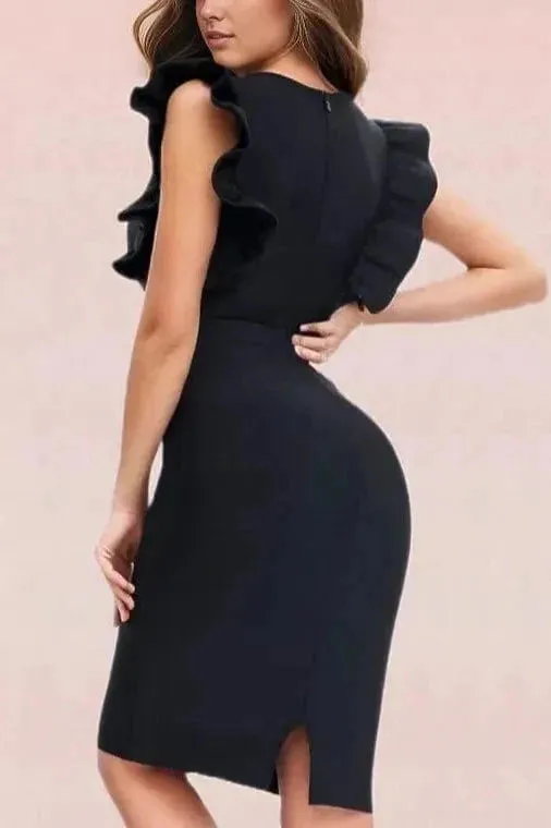 Phoebe Bodycon Dress - Classic Black