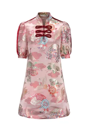 Pink Crane Serenity Dress