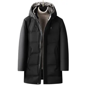 Pologize™ Mid-Length Elegant Hooded Coat