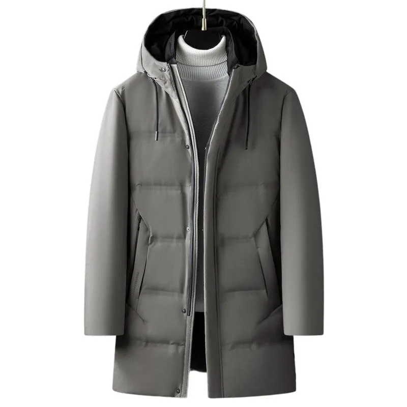 Pologize™ Mid-Length Elegant Hooded Coat