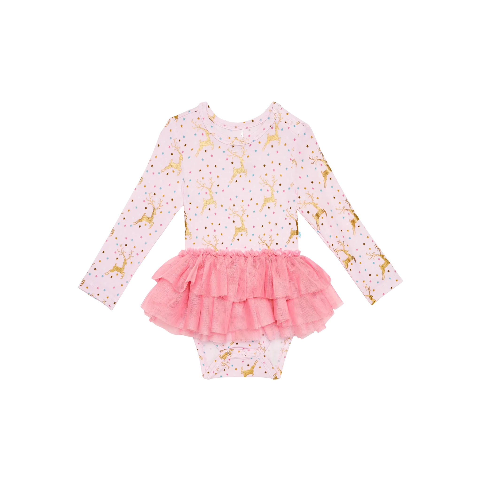 Posh Peanut Long Sleeve Tulle Skirt Bodysuit - Ryleigh