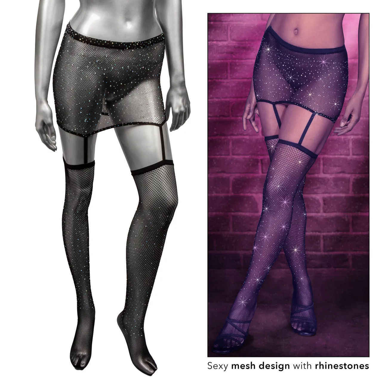 Radiance™1pc Garter Skirt w Thigh Highs