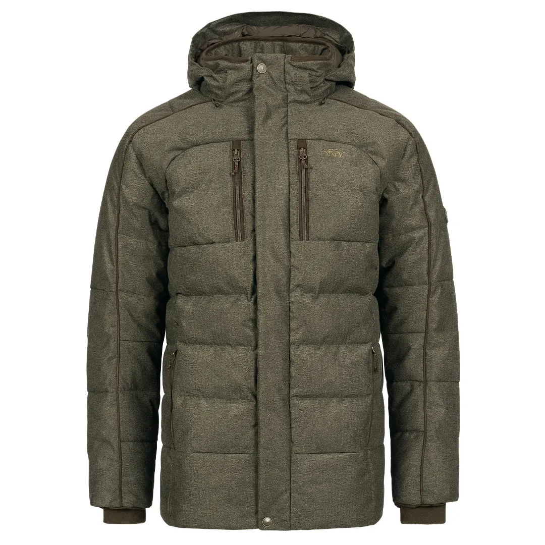 Radiation Vintage Down Jacket - Olive Melange/Black by Blaser