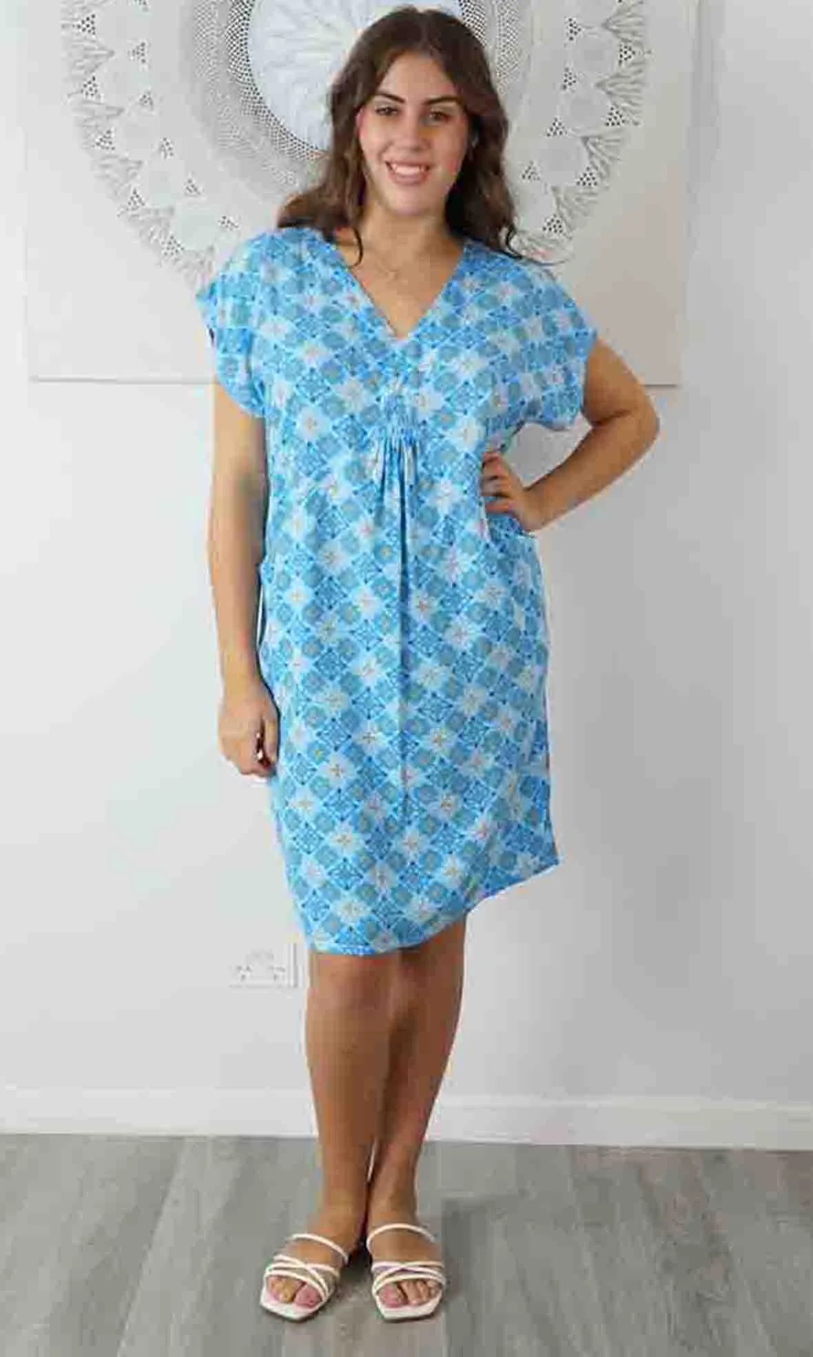 Rayon Cruiser Dress Snowflower, More Colours