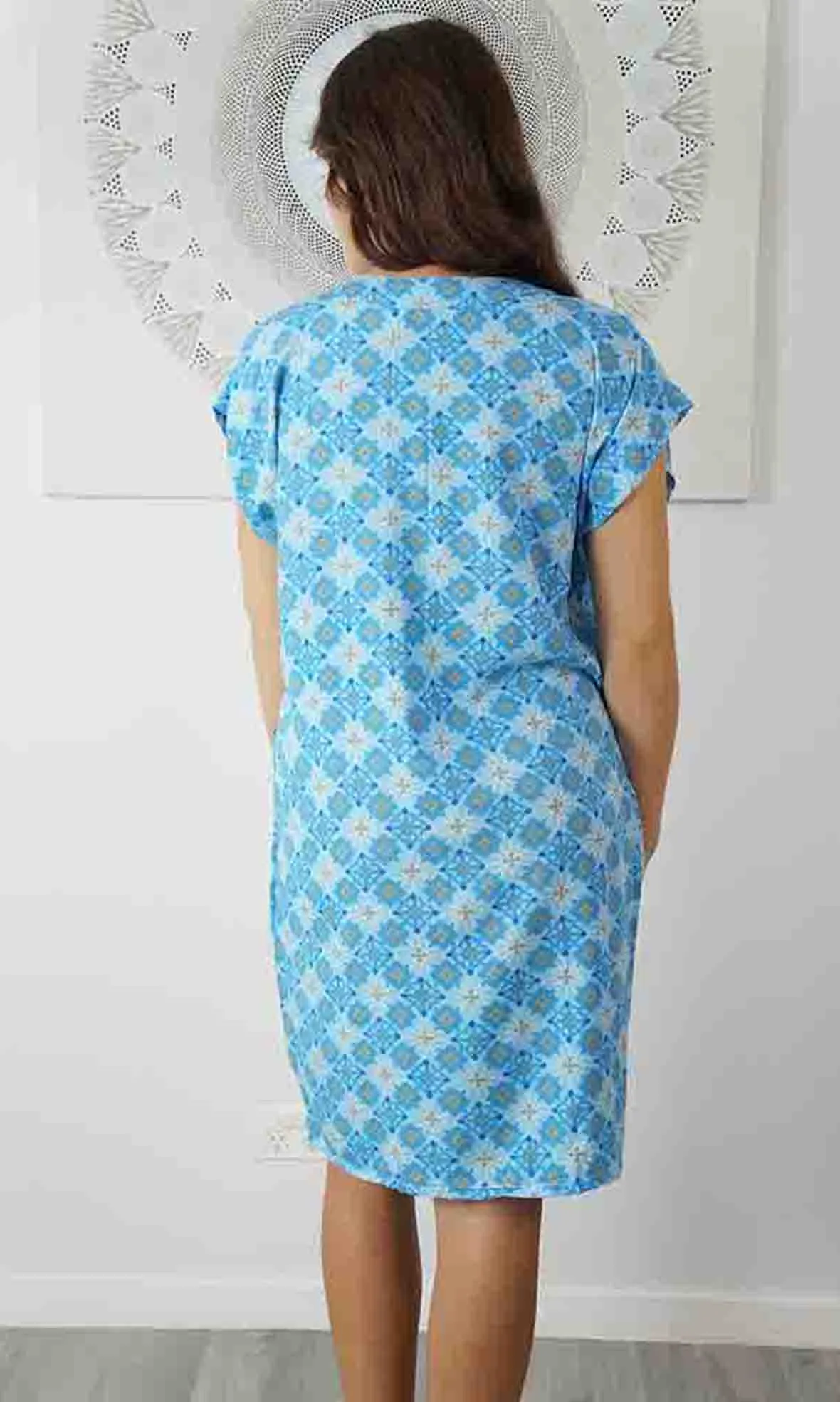 Rayon Cruiser Dress Snowflower, More Colours