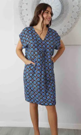 Rayon Cruiser Dress Snowflower, More Colours