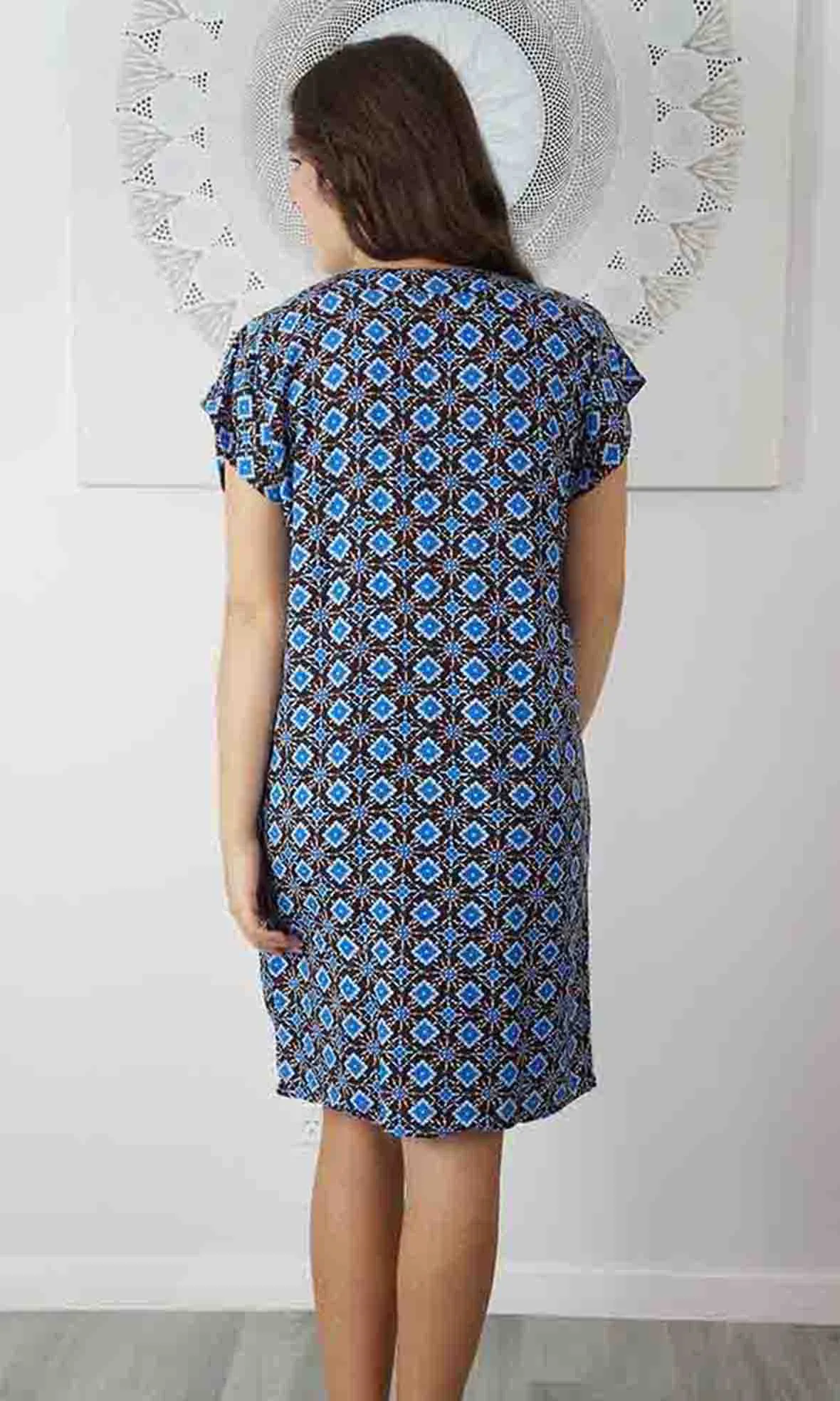 Rayon Cruiser Dress Snowflower, More Colours