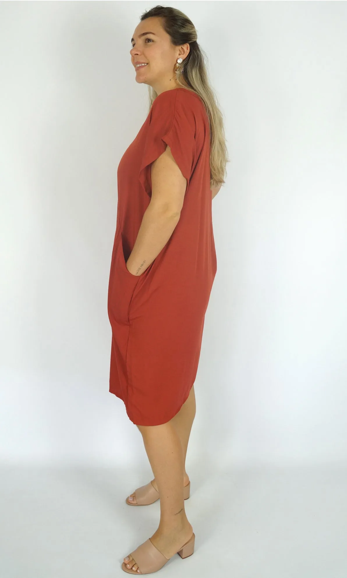 Rayon Dress Cruiser Plain, More Colours