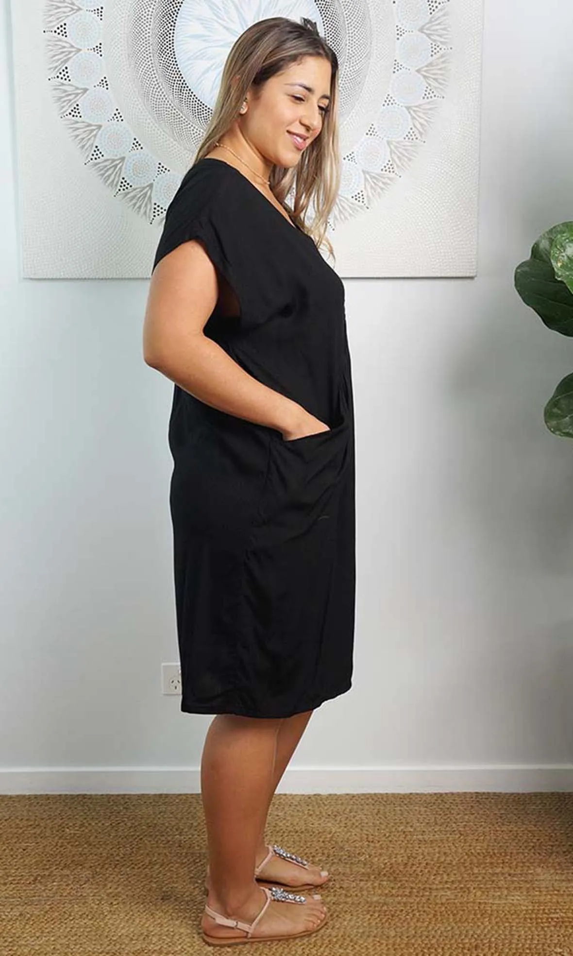 Rayon Dress Cruiser Plain, More Colours