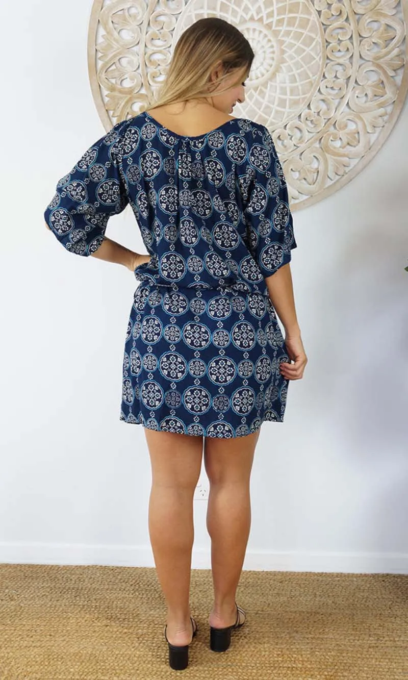 Rayon Dress Hayman Katmandu Navy