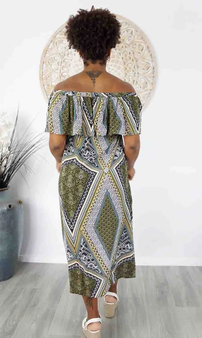 Rayon Dress Leo Tapestry, More Colours