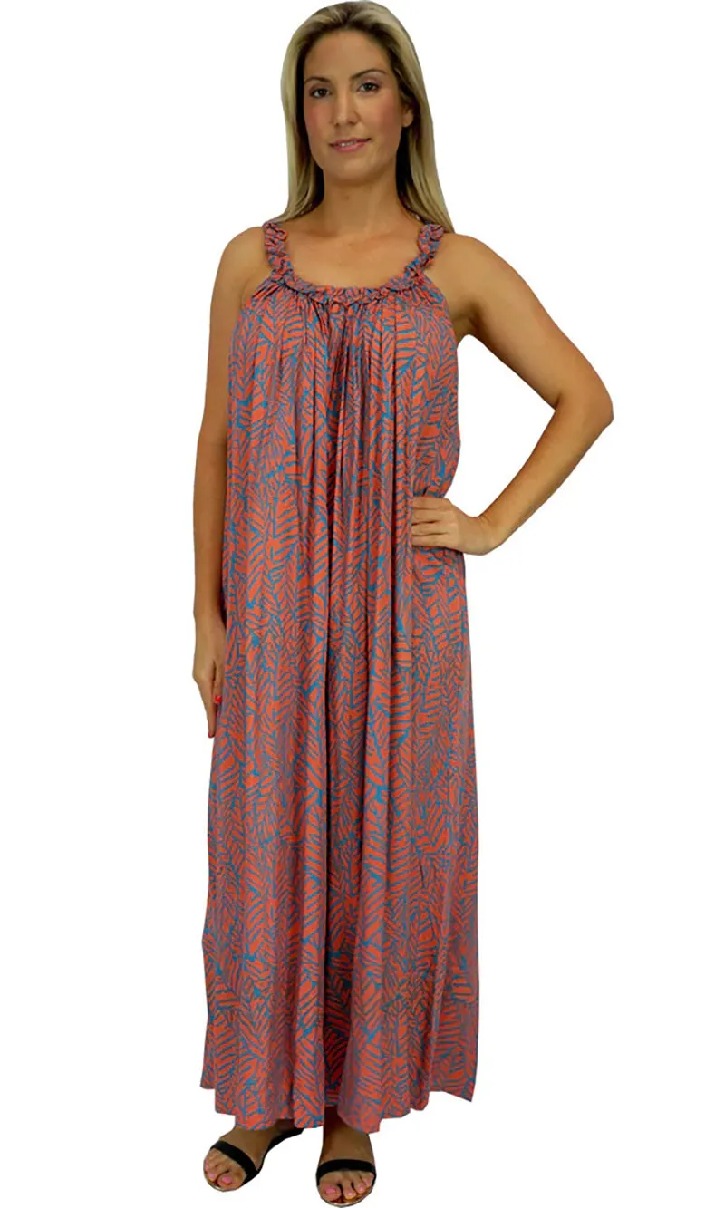 Rayon Dress Magnum Long Jungle Print, More Colours