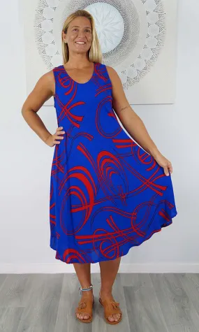 Rayon Dress Niche Native, More Colours