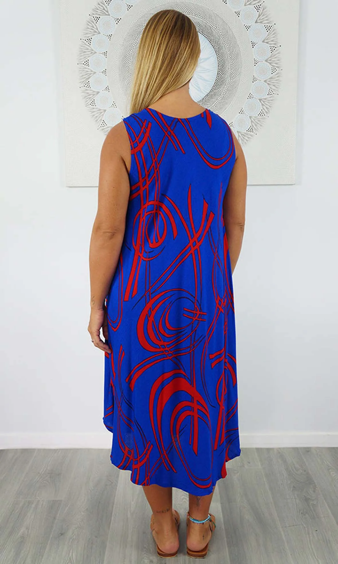 Rayon Dress Niche Native, More Colours