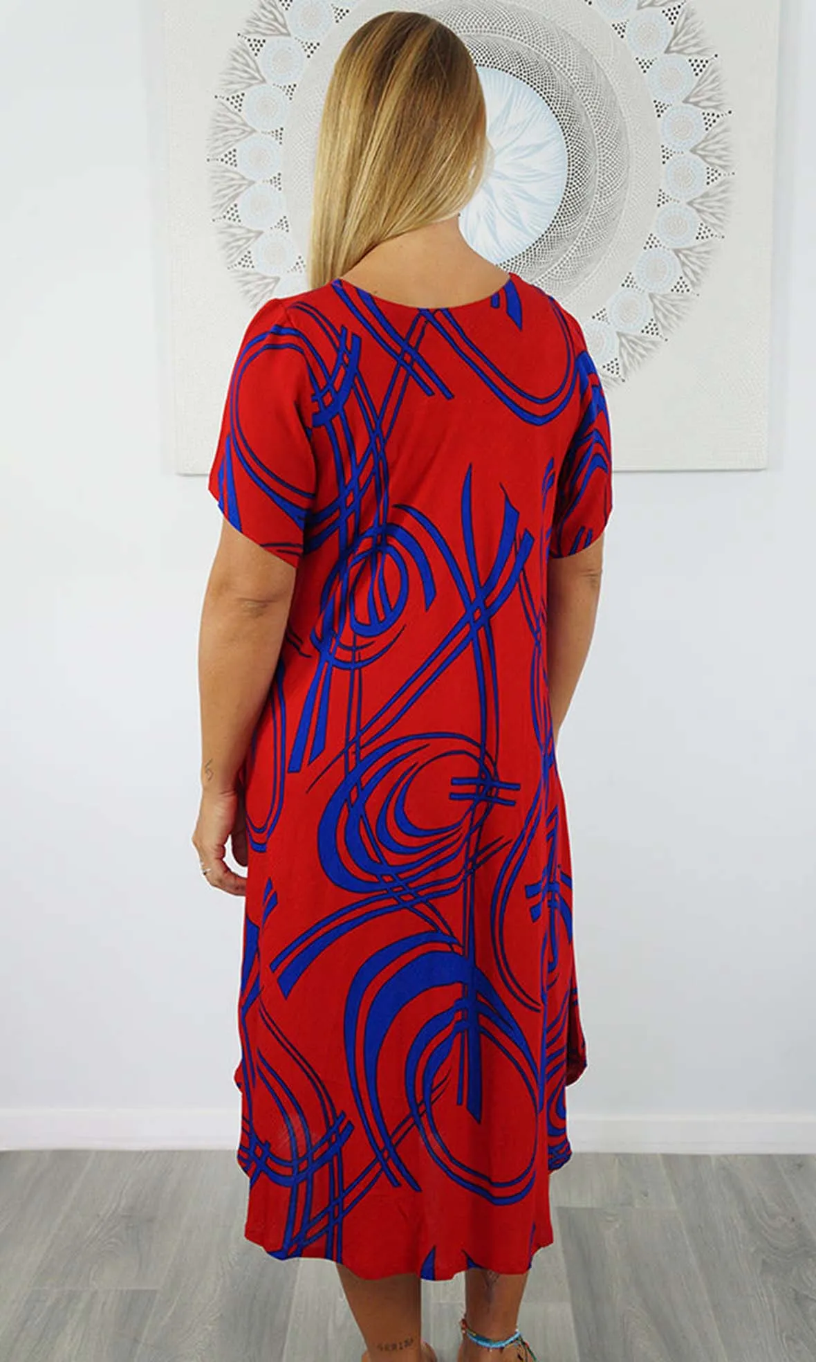 Rayon Dress Niche Native, More Colours