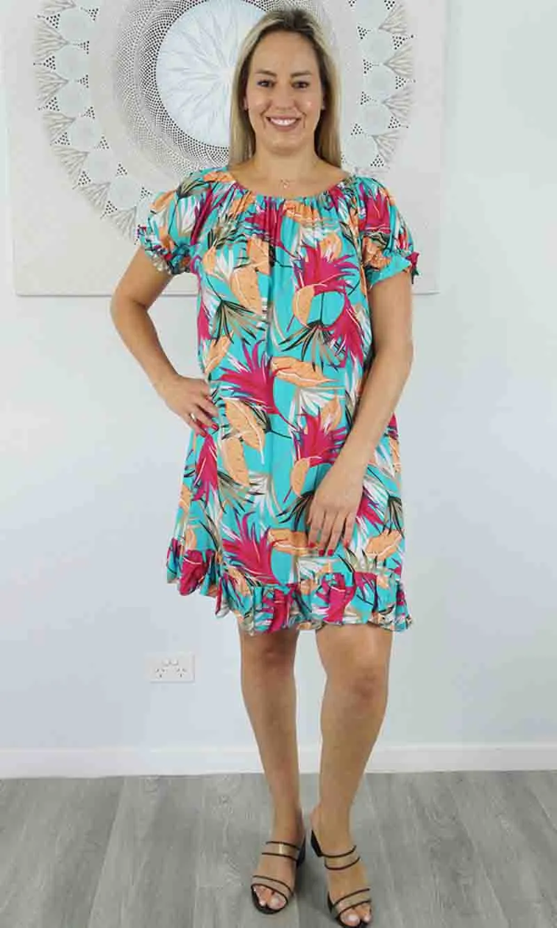 Rayon Dress Short Diva Lilly, More Colours