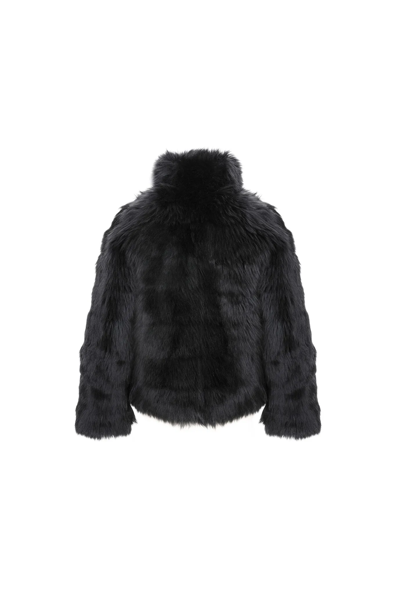 Reversible Merinillo Shearling Lamb Jacket with Cropped Sleeves