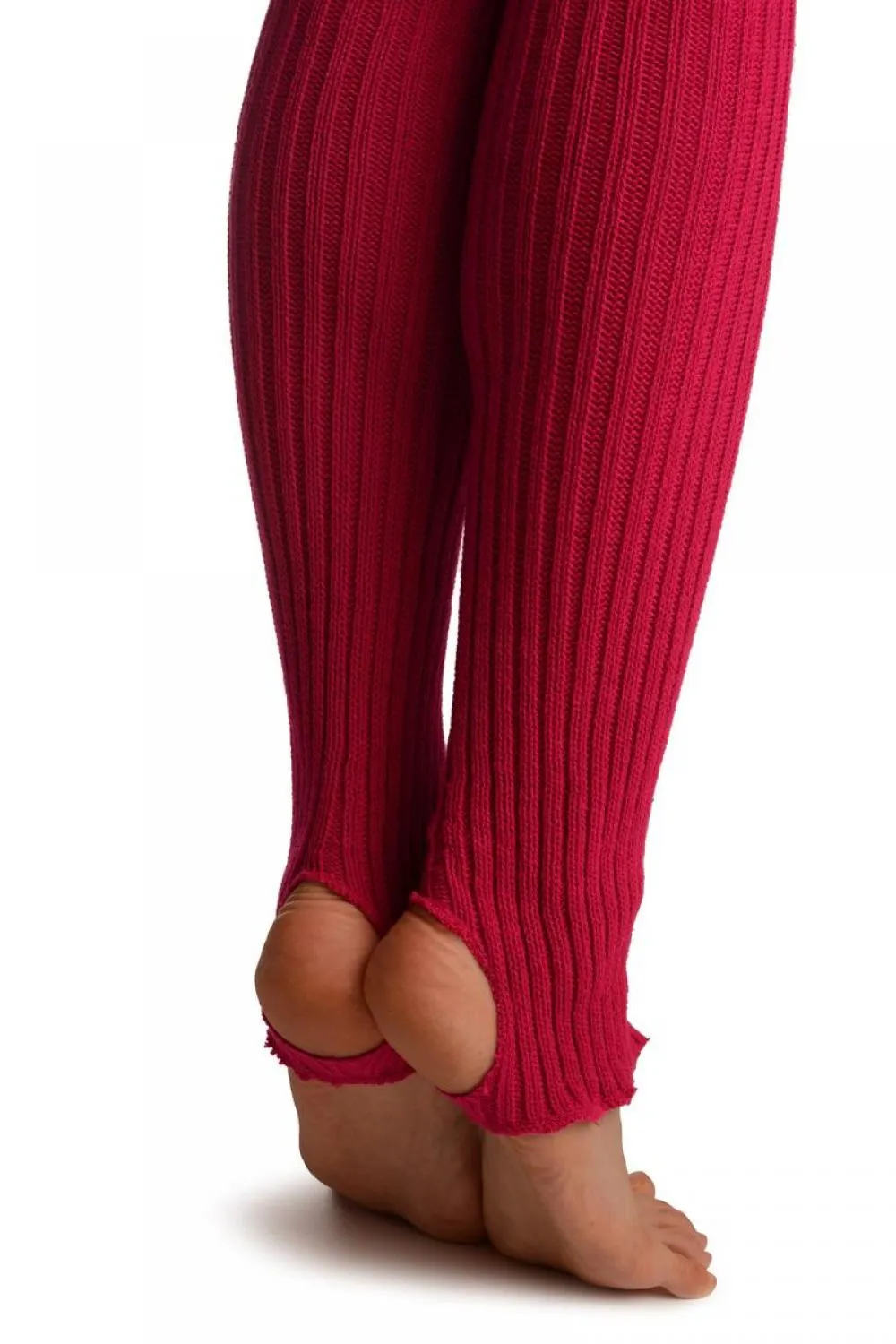 Ruby Pink Stirrup Dance/Ballet Leg Warmers