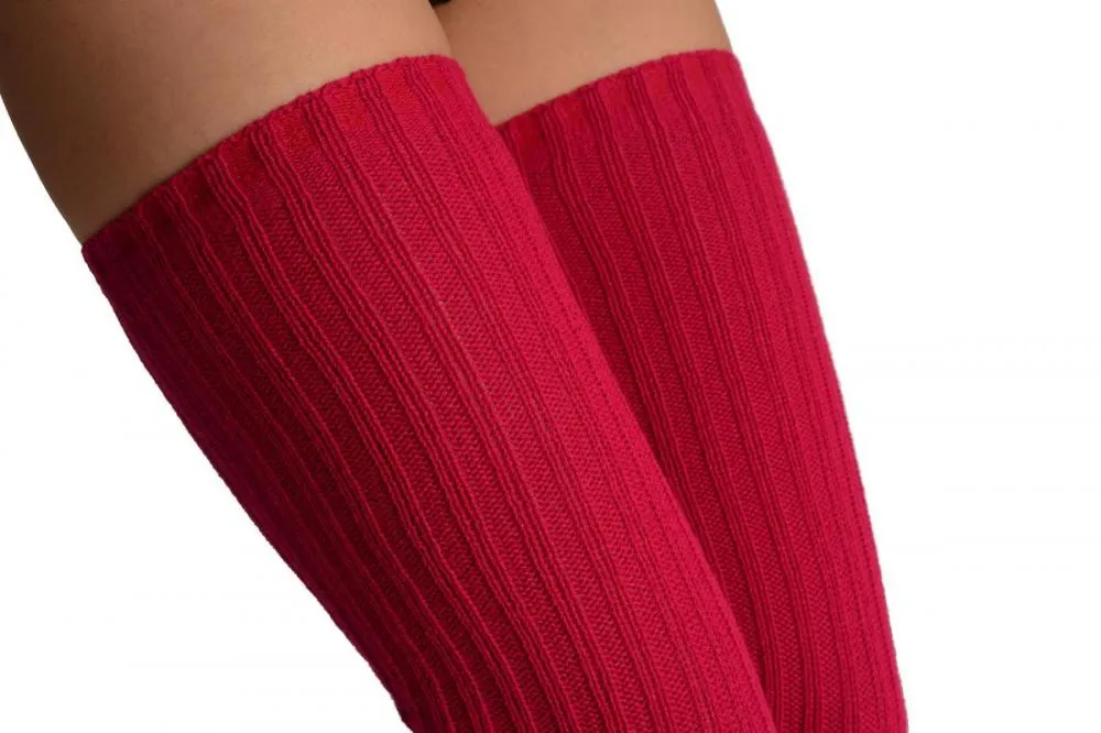 Ruby Pink Stirrup Dance/Ballet Leg Warmers