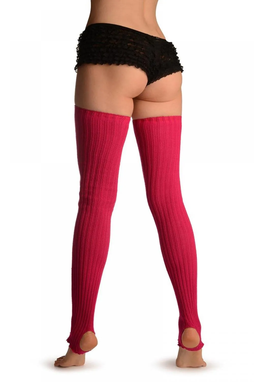 Ruby Pink Stirrup Dance/Ballet Leg Warmers