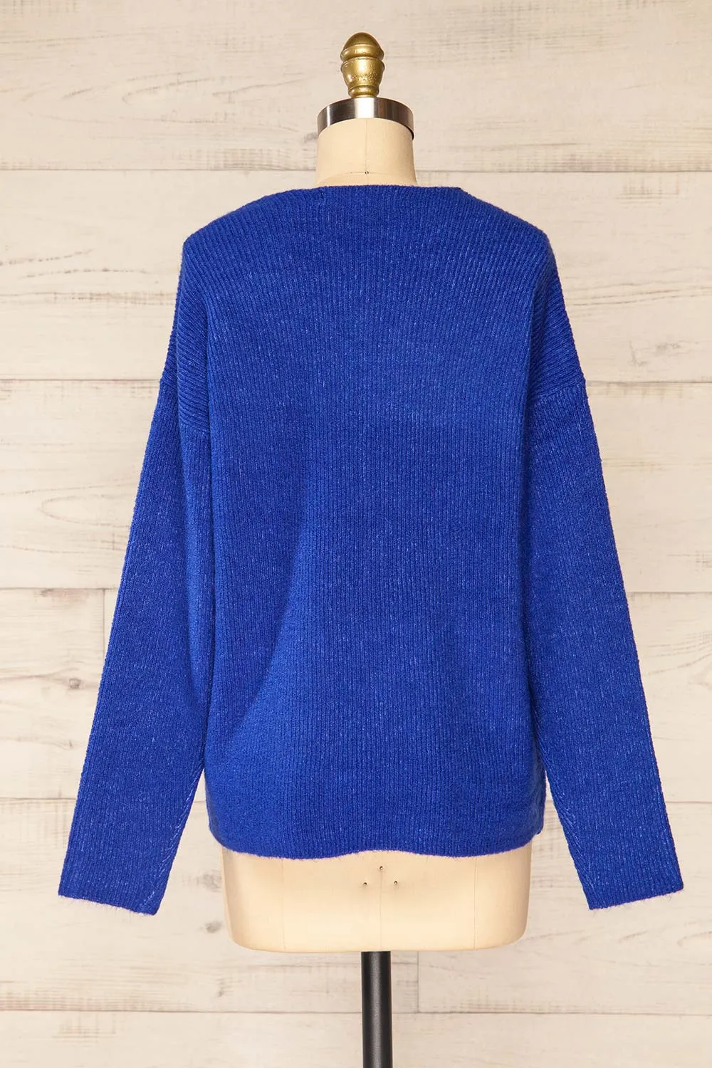 Saler Blue | Oversized Knitted Sweater