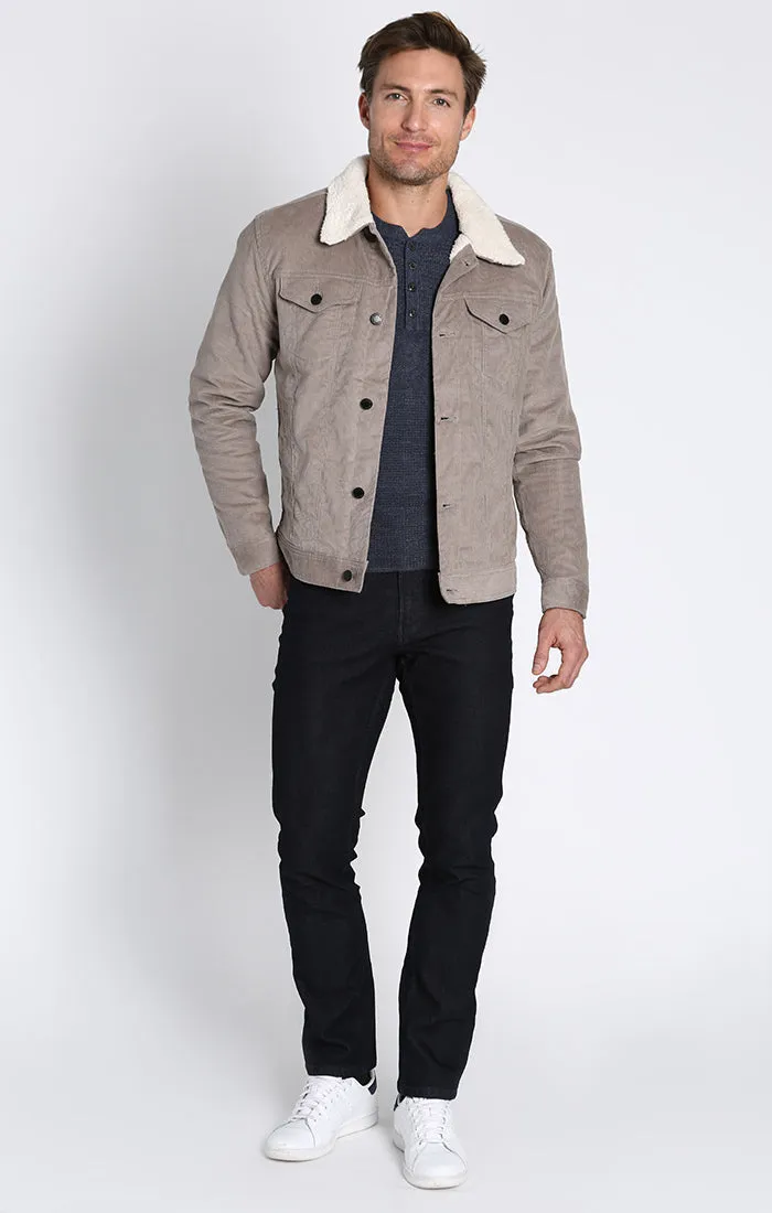 Sherpa Lined Corduroy Trucker Jacket