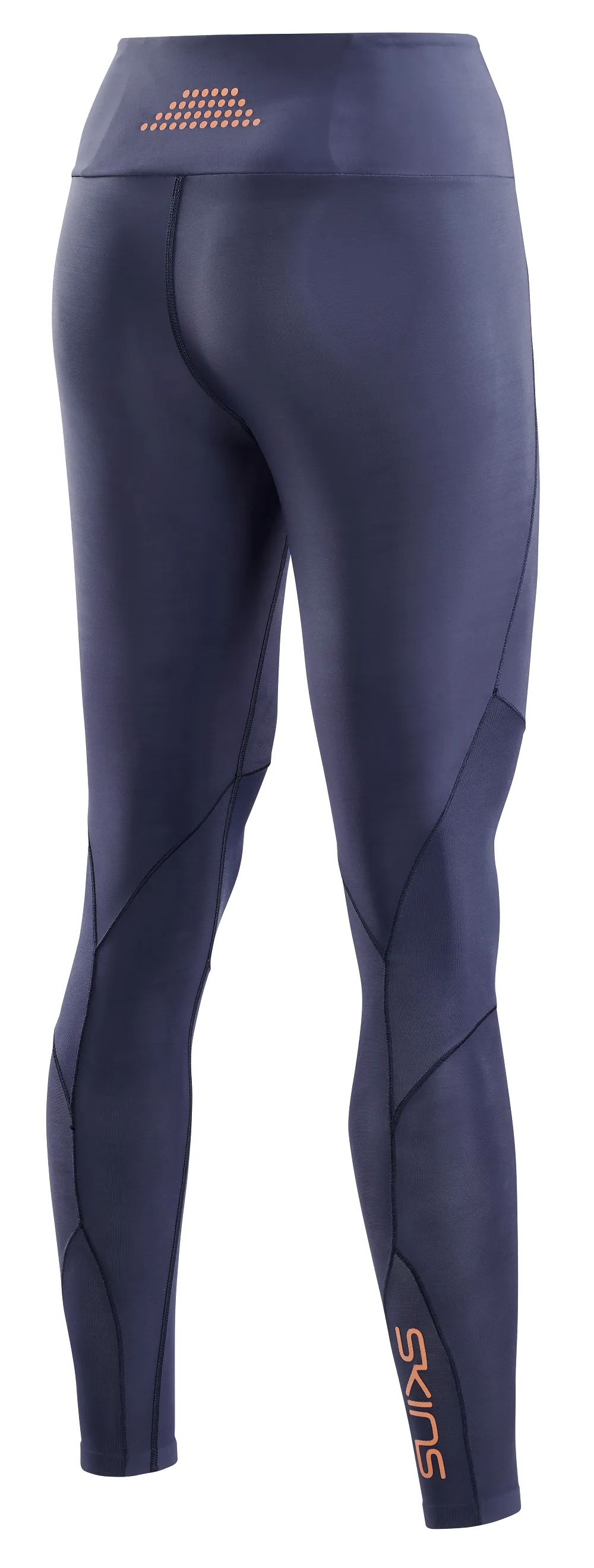 SKINS Women's Compression Skyscraper Tights 5-Series - Navy Blue