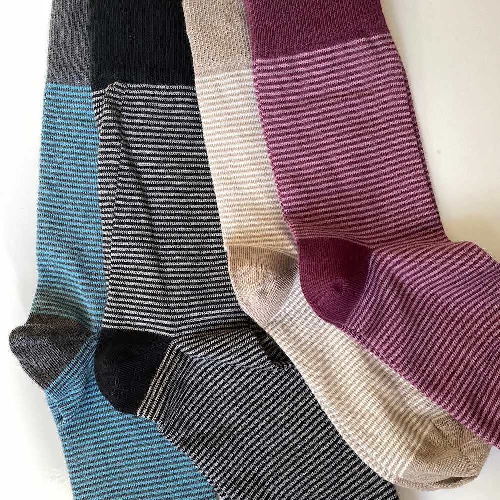 Striped Socks - 98% Organic Cotton