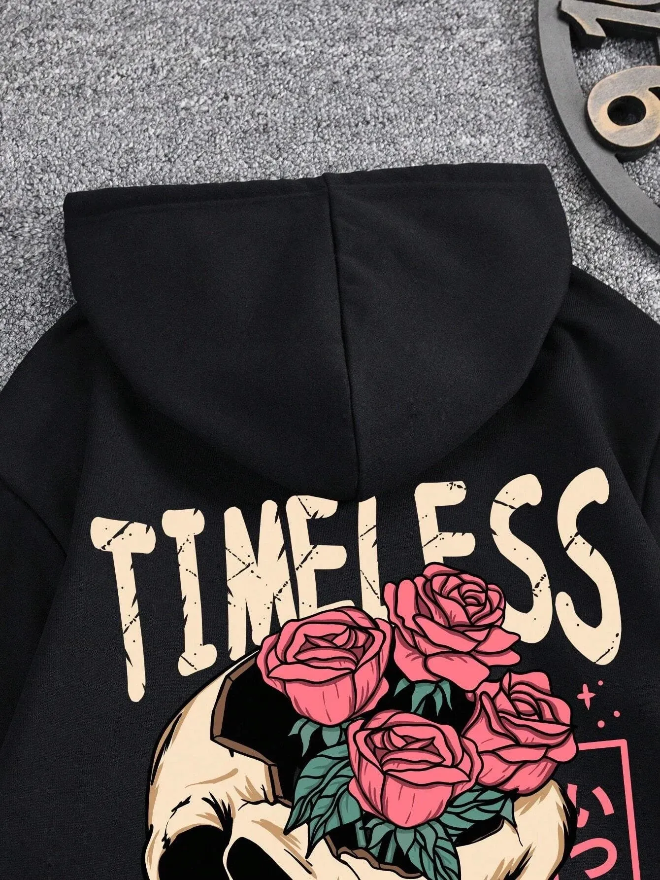 SXV  'timeless never say goodbye’ Printed Cool Aesthetic Sweatshirt Hoodie