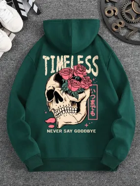 SXV  'timeless never say goodbye’ Printed Cool Aesthetic Sweatshirt Hoodie