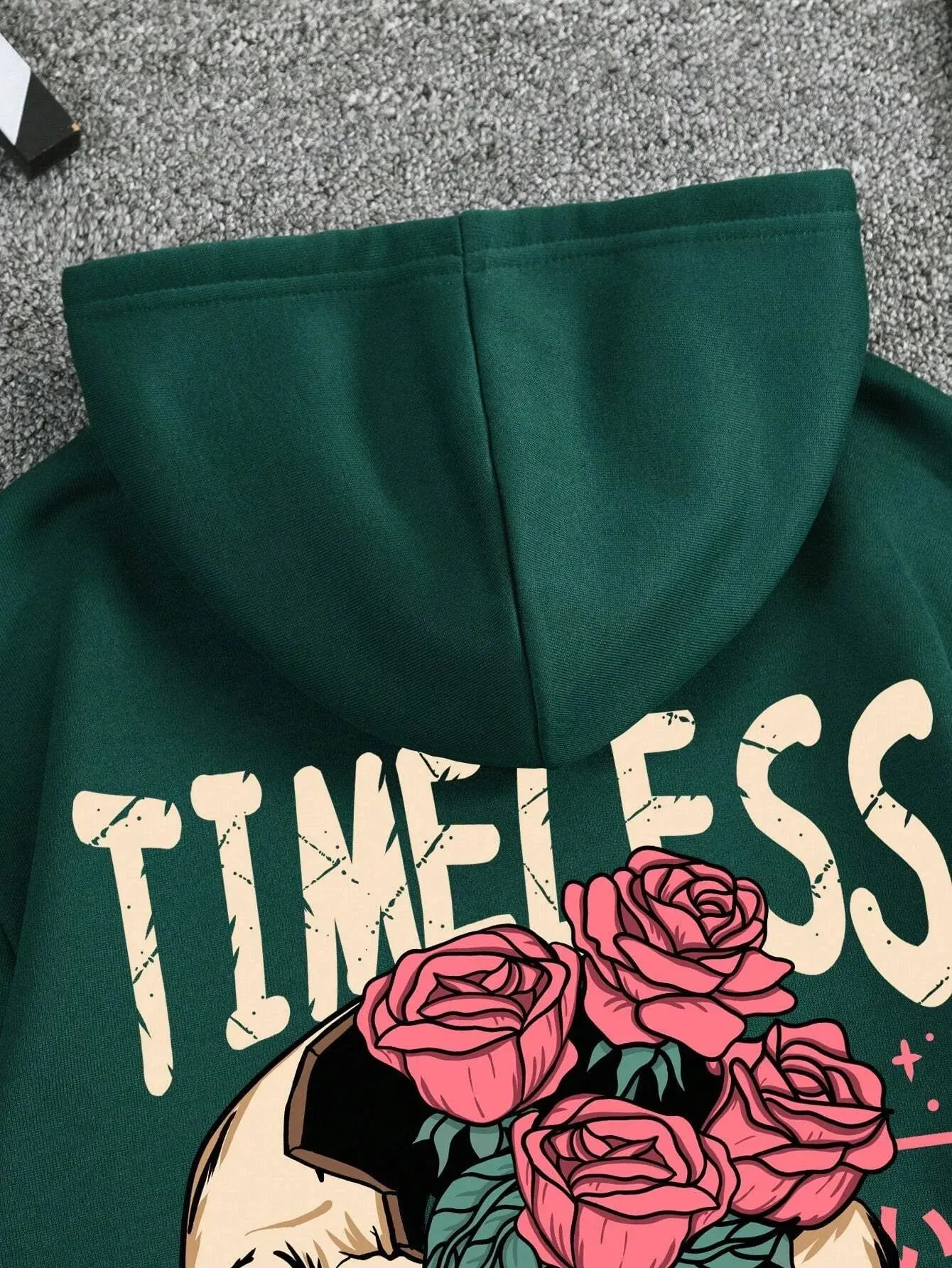 SXV  'timeless never say goodbye’ Printed Cool Aesthetic Sweatshirt Hoodie