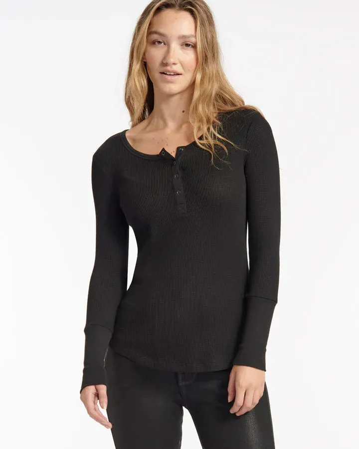 Thermal Forever Henley - Black