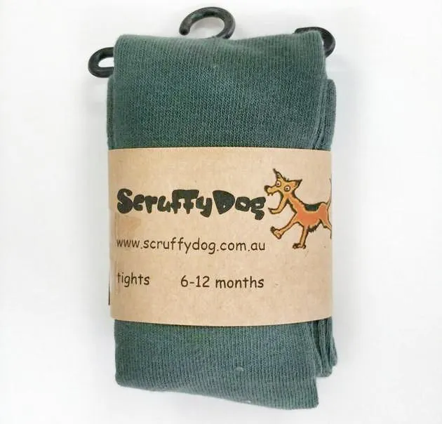 Tights - Sage Green - Scruffy Dog