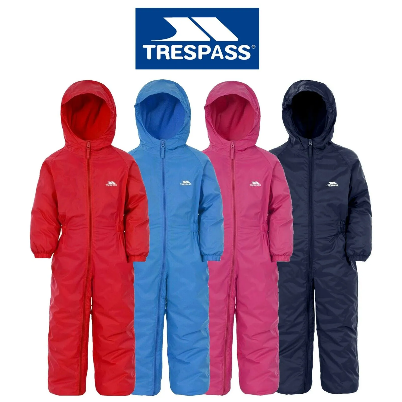 Trespass Drip Drop All In One Padded Waterproof Rain Suit