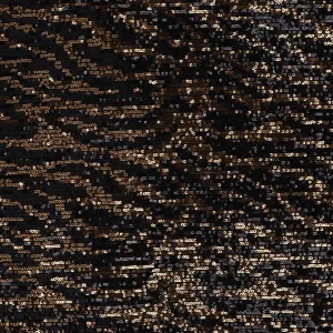 Tulle Sequins - Gold   Black Zebra